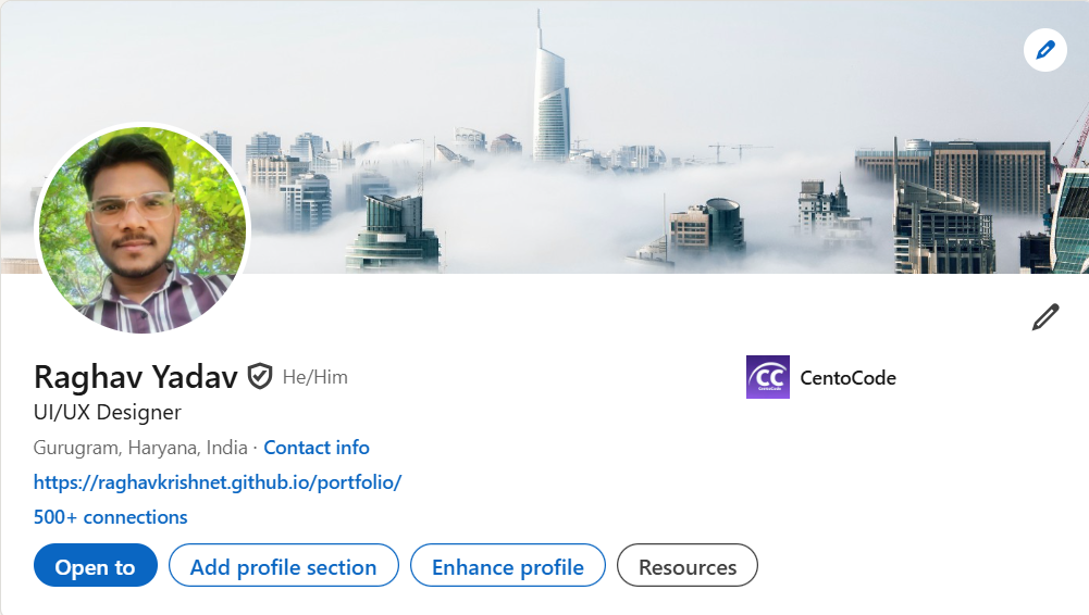 Linkedin Cover Light